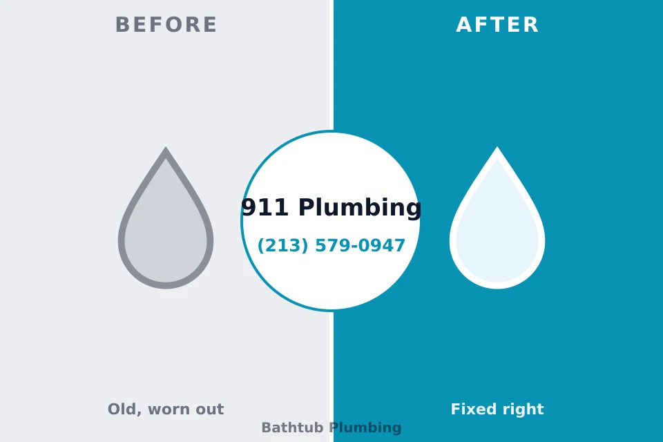 Before and after: plumbing repair Brilliant, AL